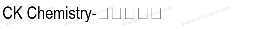 CK Chemistry字体转换